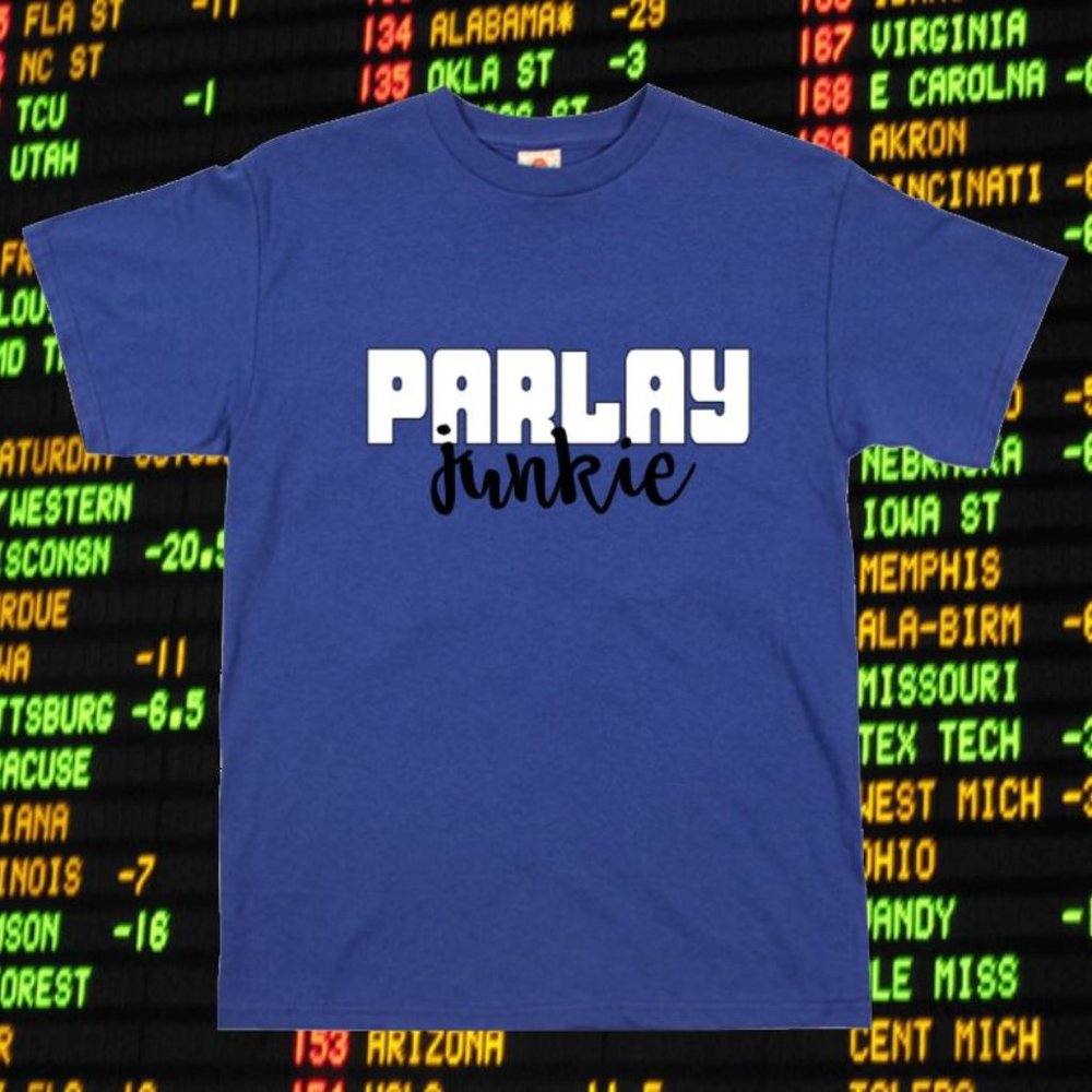 Degenerate Morals Original " Parlay Junkie " Sports Betting Gambling Sportsbook